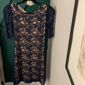 NWT Blue Lace Cocktail Dress